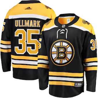 Men%27s Boston Bruins #35 Linus Ullmar Adidas Home Black Jersey Dzhi->dallas stars->NHL Jersey